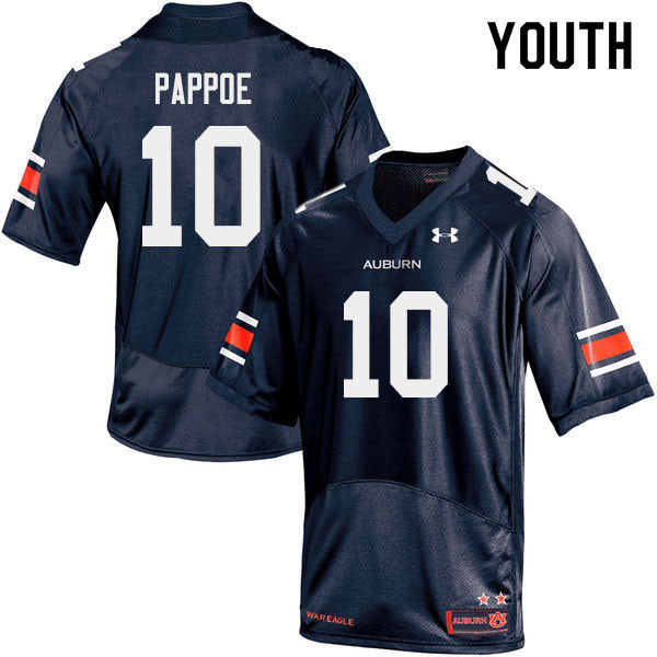 Youth #10 Owen Pappoe Auburn Tigers College Football Jerseys Sale-Navy - Click Image to Close